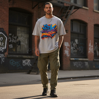 Ash Grey Graphic T-Shirt