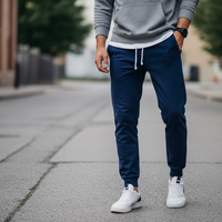 Navy Blue Street Joggers