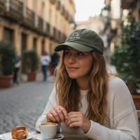 Olive Green Streetwear Cap
